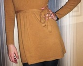 rudas megztinis, tunika