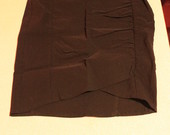Juodas klasikinis aukštu liemeniu sijonas