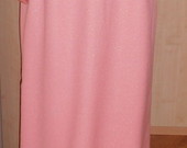 Ilgas rožinis blizgus sijonas