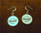 Auskarai "Coca-cola"