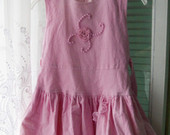Rožinė suknelė mergaitei