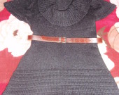Ilgas megztinis suknele