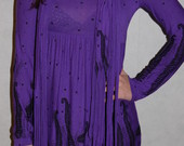 Violetinė tunika-suknele