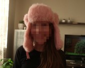 Šilta rožinė kepurė