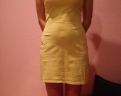 Geltona, vasarinė suknelė