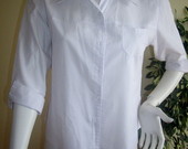NAUJI balti marškinukai su 3/4 rankovėmis