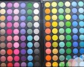 120 spalvų šešėlių paletė