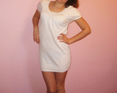 Balta Bershka suknelė