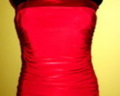 Ryski raudona sexy suknele