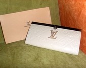 Louis Vuitton piniginė juoda ir balta