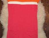 Nauja oranžinė-rožinė suknelė 50 lt.