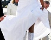  balta vestuvine suknele
