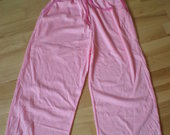 Rožinės pižaminės kelnės naujos
