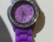 Naujas silikoninis violetinis laikrodis