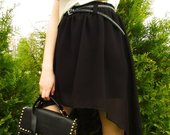 Sifoninis Ilgas juodas sijonas 