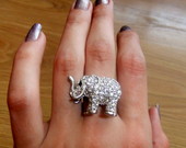 Gražus drambliuko formos žiedas