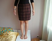rudas sijonas 