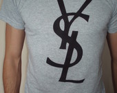 YSL logo t-shirt vyriška 