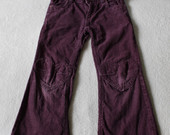 violetinės velvetinės H&M kelnytės116