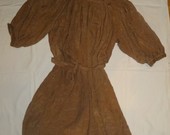 Rusvos spalvos suknelė "fransa"