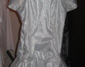 Šventinė sidabrinė suknelė