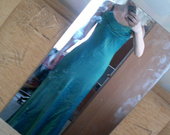 Proginė elektra spalvos ilga suknelė