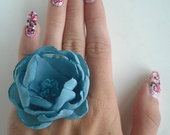 Mėlyna gėlė žiedas