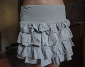 pilkas sijonas