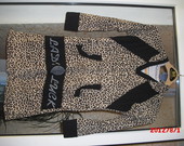 tigrine tunika-bluzonas su kapišonu