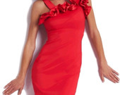 Elegantiška raudona suknytė