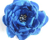 Mėlyna gėlė į plaukus