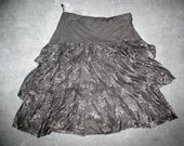 Juodo gipiūro sijonas