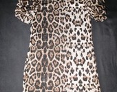 Mini leopardinė suknelė