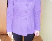 Violetinis moteriškas paltukas