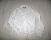 Balti dryžuoti marškinukai