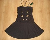 Nauja puošni juoda mini suknelė, S dydis, 65 Lt
