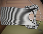 Jūreiviško stiliaus dryžuota suknelė