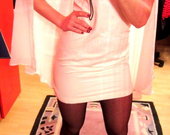 išskirtinė balta suknelė