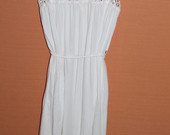 balta tunika-suknelė