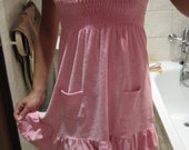 Barbiska veliurine suknele-sijonas