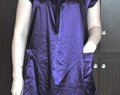  violetinė tunika su kišenėlėmis