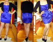 Mėlyna ir violetinė suknelė