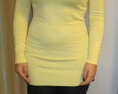 geltonas megztinukas-suknyte