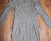 Moteriška pilka klasikinė suknelė