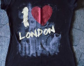 Marškinėliai "I love London"