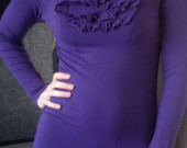 aptempta violetinė suknelė- tunika