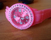 Rožinis ICE laikrodis