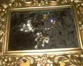 Aukso spl auskarai su swarovski ir "deimanciukais"