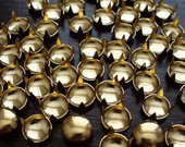 Apvalios auksinės kniedės (liko 50vnt)
