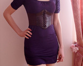 Violetinė Effigy suknelė